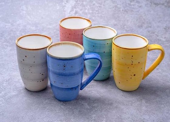 11 X 7.5 X 11.1cm 250cc Glaze Stoneware Ceramic Mug Cup