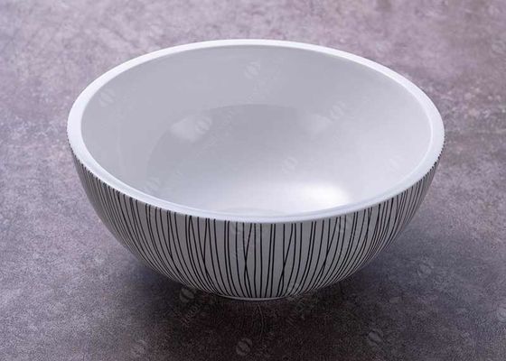 Matte White Round 4.5'' Porcelain Rice Bowl Microwave Safe